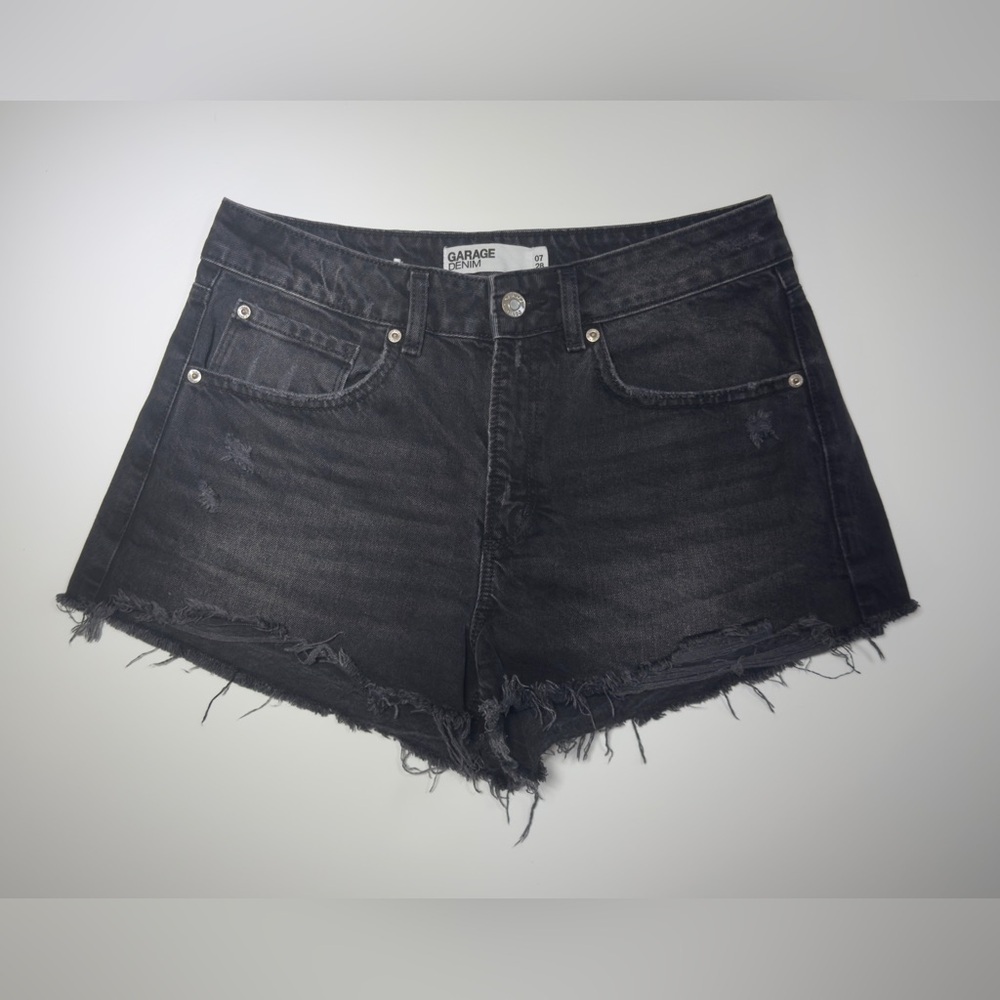 Garage Women's Dark Denim Jean Shorts 🩳 🖤🩶